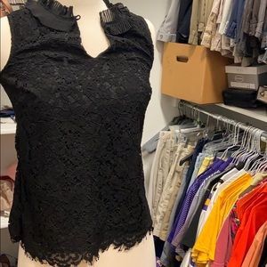 Black lace top